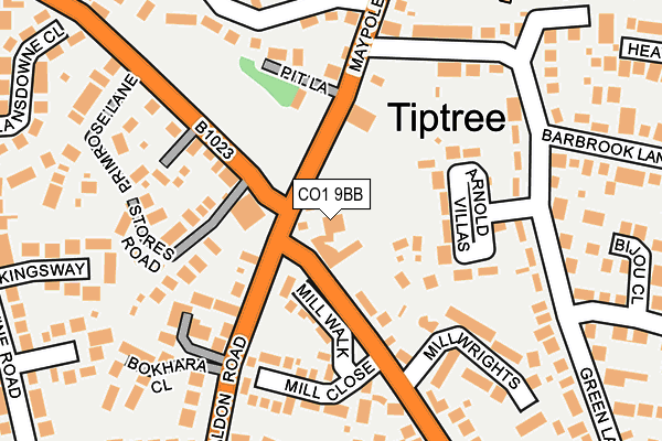 CO1 9BB map - OS OpenMap – Local (Ordnance Survey) CO1 9BB map - OS OpenMap – Local (Ordnance Survey)