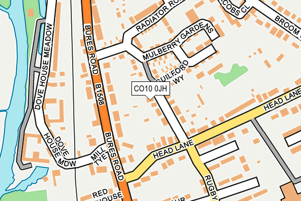 CO10 0JH map - OS OpenMap – Local (Ordnance Survey) CO10 0JH map - OS OpenMap – Local (Ordnance Survey)
