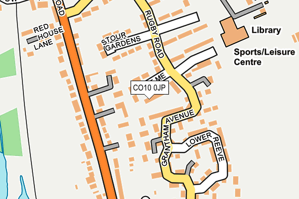 CO10 0JP map - OS OpenMap – Local (Ordnance Survey) CO10 0JP map - OS OpenMap – Local (Ordnance Survey)