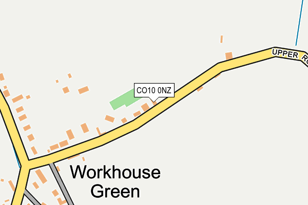 CO10 0NZ map - OS OpenMap – Local (Ordnance Survey)