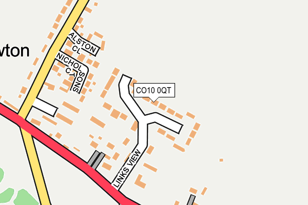 CO10 0QT map - OS OpenMap – Local (Ordnance Survey) CO10 0QT map - OS OpenMap – Local (Ordnance Survey)