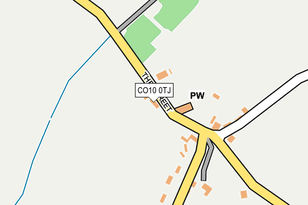 CO10 0TJ map - OS OpenMap – Local (Ordnance Survey) CO10 0TJ map - OS OpenMap – Local (Ordnance Survey)
