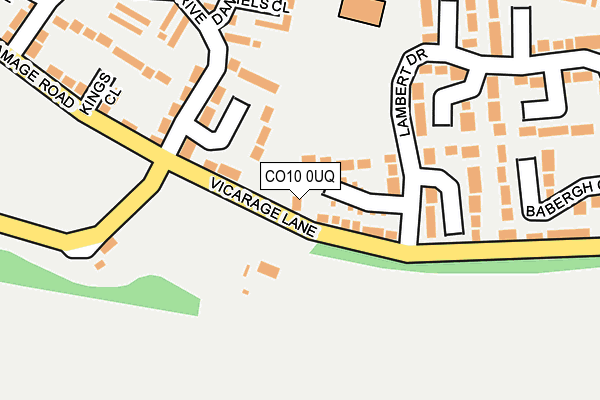 CO10 0UQ map - OS OpenMap – Local (Ordnance Survey) CO10 0UQ map - OS OpenMap – Local (Ordnance Survey)