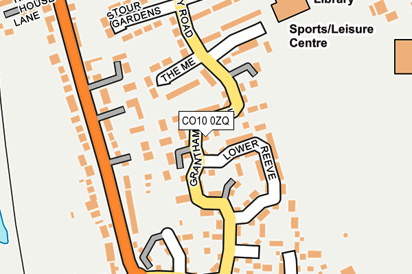 CO10 0ZQ map - OS OpenMap – Local (Ordnance Survey) CO10 0ZQ map - OS OpenMap – Local (Ordnance Survey)