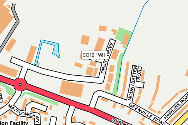 CO10 1WH map - OS OpenMap – Local (Ordnance Survey) CO10 1WH map - OS OpenMap – Local (Ordnance Survey)