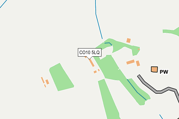 CO10 5LQ map - OS OpenMap – Local (Ordnance Survey) CO10 5LQ map - OS OpenMap – Local (Ordnance Survey)