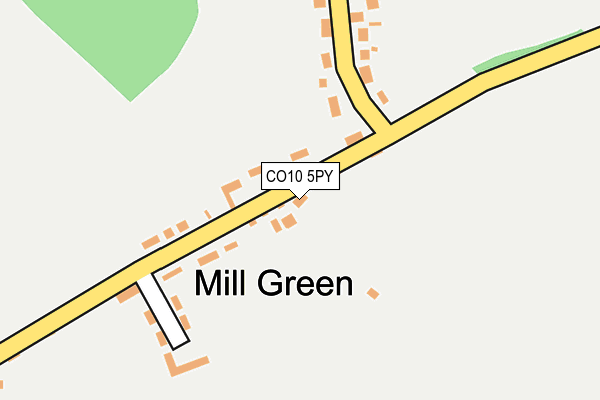 CO10 5PY map - OS OpenMap – Local (Ordnance Survey) CO10 5PY map - OS OpenMap – Local (Ordnance Survey)