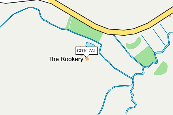 CO10 7AL map - OS OpenMap – Local (Ordnance Survey) CO10 7AL map - OS OpenMap – Local (Ordnance Survey)