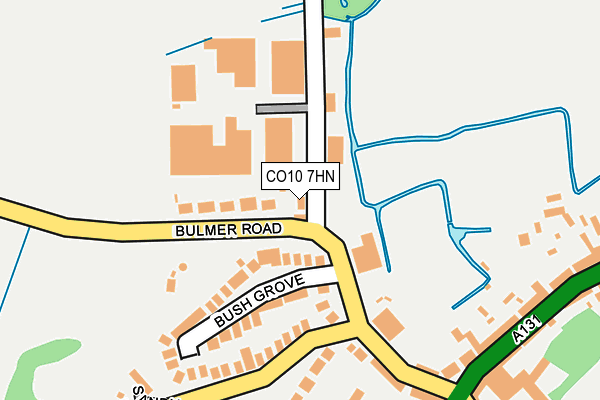 CO10 7HN map - OS OpenMap – Local (Ordnance Survey) CO10 7HN map - OS OpenMap – Local (Ordnance Survey)