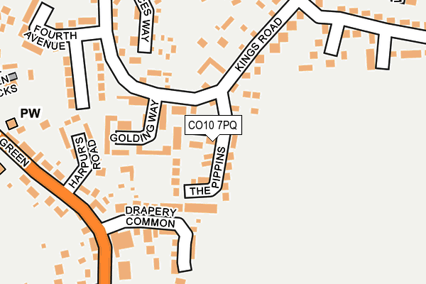 CO10 7PQ map - OS OpenMap – Local (Ordnance Survey) CO10 7PQ map - OS OpenMap – Local (Ordnance Survey)
