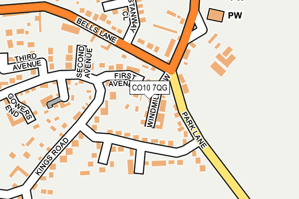 CO10 7QG map - OS OpenMap – Local (Ordnance Survey) CO10 7QG map - OS OpenMap – Local (Ordnance Survey)