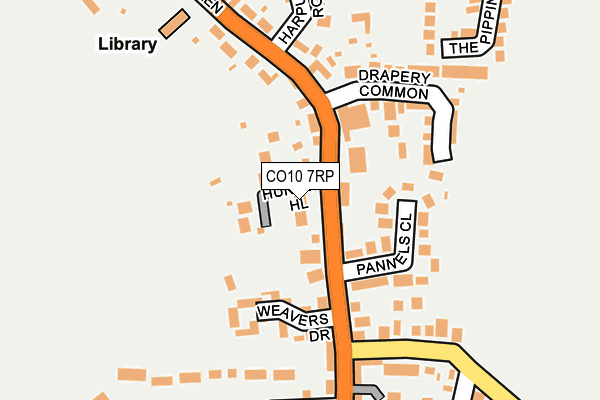 CO10 7RP map - OS OpenMap – Local (Ordnance Survey) CO10 7RP map - OS OpenMap – Local (Ordnance Survey)