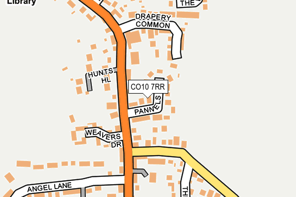 CO10 7RR map - OS OpenMap – Local (Ordnance Survey) CO10 7RR map - OS OpenMap – Local (Ordnance Survey)