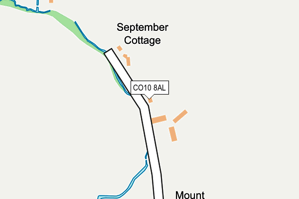 CO10 8AL map - OS OpenMap – Local (Ordnance Survey) CO10 8AL map - OS OpenMap – Local (Ordnance Survey)