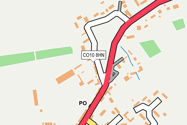 CO10 8HN map - OS OpenMap – Local (Ordnance Survey) CO10 8HN map - OS OpenMap – Local (Ordnance Survey)