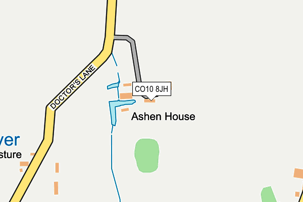 CO10 8JH map - OS OpenMap – Local (Ordnance Survey)