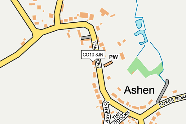CO10 8JN map - OS OpenMap – Local (Ordnance Survey) CO10 8JN map - OS OpenMap – Local (Ordnance Survey)