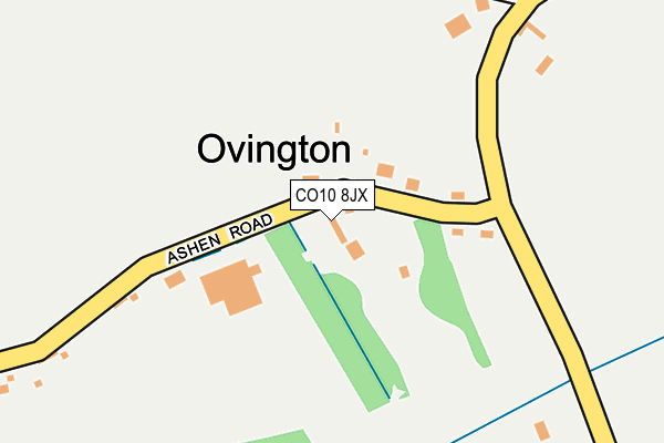 CO10 8JX map - OS OpenMap – Local (Ordnance Survey) CO10 8JX map - OS OpenMap – Local (Ordnance Survey)
