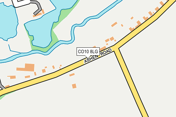 CO10 8LG map - OS OpenMap – Local (Ordnance Survey) CO10 8LG map - OS OpenMap – Local (Ordnance Survey)