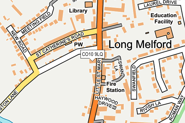 CO10 9LQ map - OS OpenMap – Local (Ordnance Survey) CO10 9LQ map - OS OpenMap – Local (Ordnance Survey)