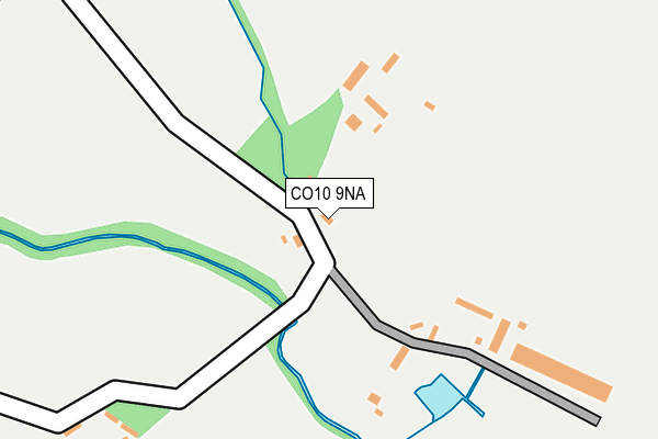 CO10 9NA map - OS OpenMap – Local (Ordnance Survey) CO10 9NA map - OS OpenMap – Local (Ordnance Survey)