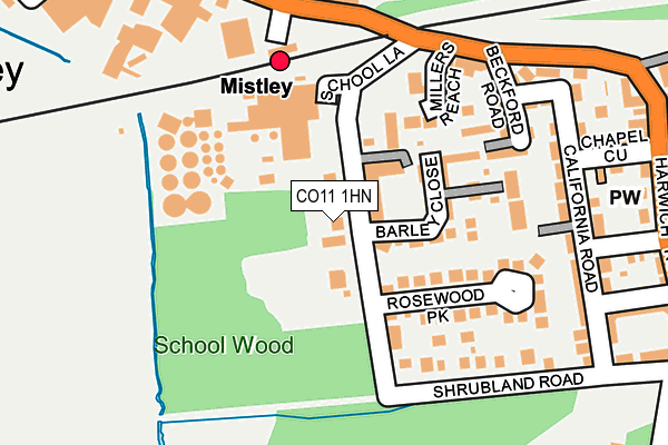 CO11 1HN map - OS OpenMap – Local (Ordnance Survey) CO11 1HN map - OS OpenMap – Local (Ordnance Survey)