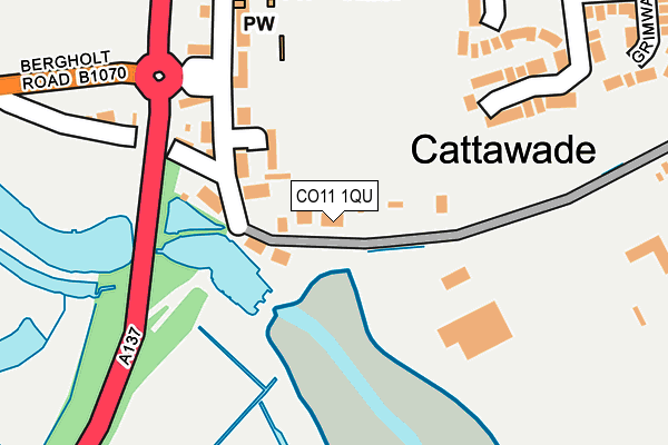 CO11 1QU map - OS OpenMap – Local (Ordnance Survey) CO11 1QU map - OS OpenMap – Local (Ordnance Survey)