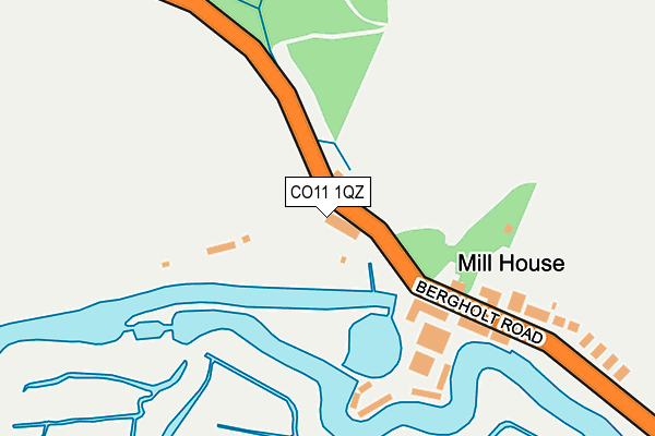 CO11 1QZ map - OS OpenMap – Local (Ordnance Survey) CO11 1QZ map - OS OpenMap – Local (Ordnance Survey)