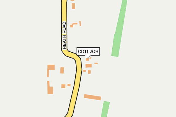 CO11 2QH map - OS OpenMap – Local (Ordnance Survey) CO11 2QH map - OS OpenMap – Local (Ordnance Survey)
