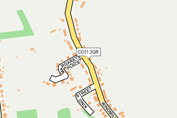 CO11 2QR map - OS OpenMap – Local (Ordnance Survey) CO11 2QR map - OS OpenMap – Local (Ordnance Survey)