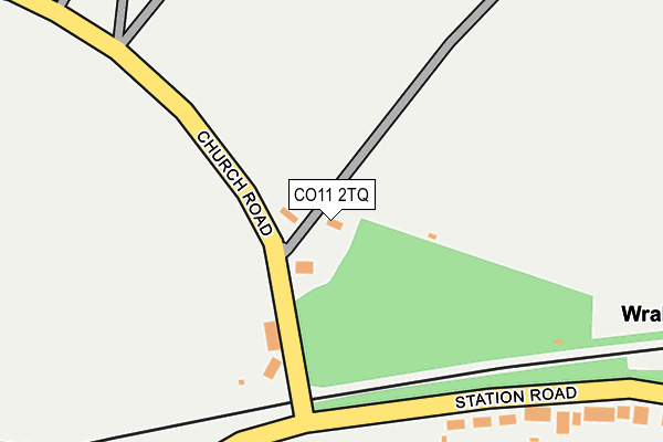 CO11 2TQ map - OS OpenMap – Local (Ordnance Survey) CO11 2TQ map - OS OpenMap – Local (Ordnance Survey)