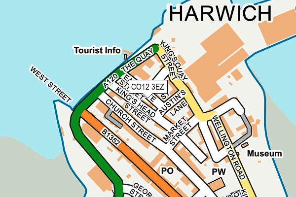 CO12 3EZ map - OS OpenMap – Local (Ordnance Survey) CO12 3EZ map - OS OpenMap – Local (Ordnance Survey)