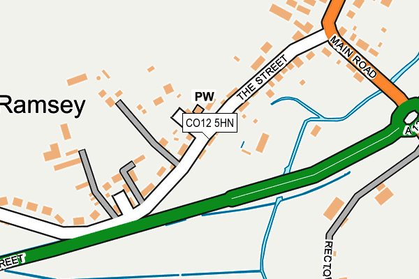 CO12 5HN map - OS OpenMap – Local (Ordnance Survey) CO12 5HN map - OS OpenMap – Local (Ordnance Survey)