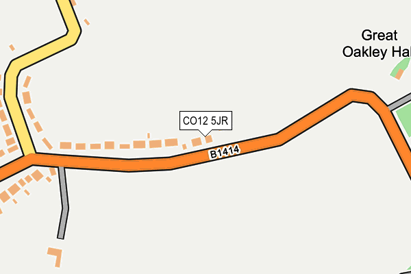 CO12 5JR map - OS OpenMap – Local (Ordnance Survey) CO12 5JR map - OS OpenMap – Local (Ordnance Survey)