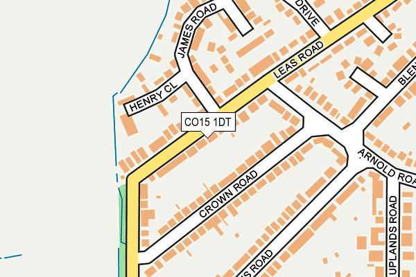 CO15 1DT map - OS OpenMap – Local (Ordnance Survey) CO15 1DT map - OS OpenMap – Local (Ordnance Survey)