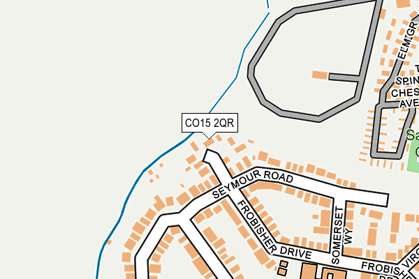 CO15 2QR map - OS OpenMap – Local (Ordnance Survey) CO15 2QR map - OS OpenMap – Local (Ordnance Survey)
