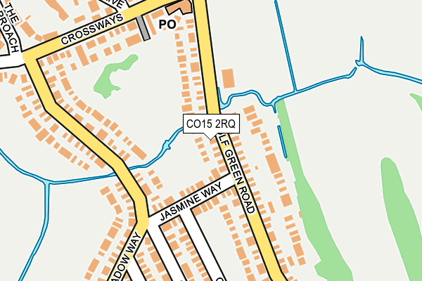 CO15 2RQ map - OS OpenMap – Local (Ordnance Survey) CO15 2RQ map - OS OpenMap – Local (Ordnance Survey)