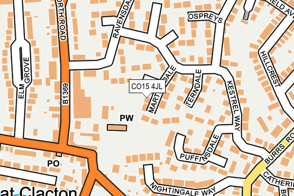 CO15 4JL map - OS OpenMap – Local (Ordnance Survey) CO15 4JL map - OS OpenMap – Local (Ordnance Survey)