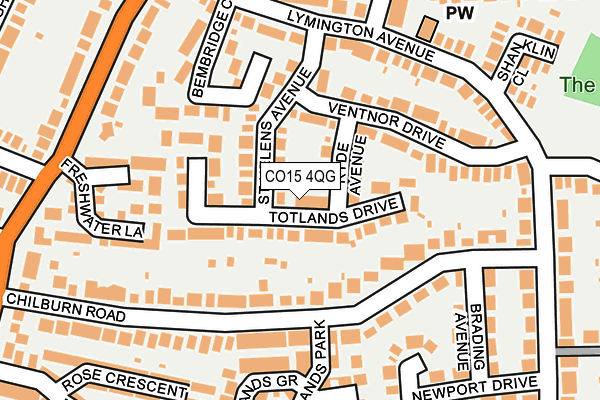 CO15 4QG map - OS OpenMap – Local (Ordnance Survey) CO15 4QG map - OS OpenMap – Local (Ordnance Survey)
