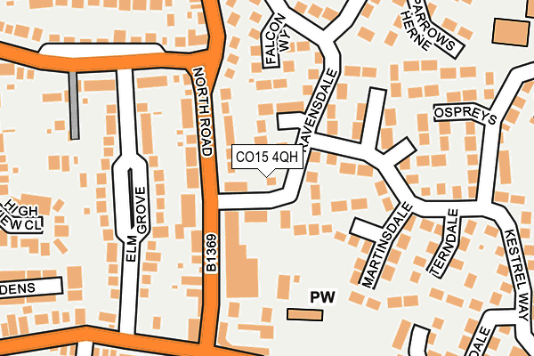 CO15 4QH map - OS OpenMap – Local (Ordnance Survey) CO15 4QH map - OS OpenMap – Local (Ordnance Survey)
