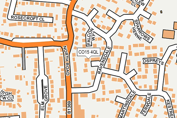 CO15 4QL map - OS OpenMap – Local (Ordnance Survey) CO15 4QL map - OS OpenMap – Local (Ordnance Survey)