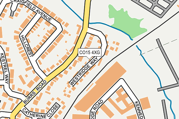 CO15 4XG map - OS OpenMap – Local (Ordnance Survey) CO15 4XG map - OS OpenMap – Local (Ordnance Survey)
