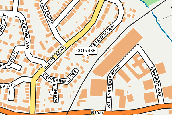 CO15 4XH map - OS OpenMap – Local (Ordnance Survey) CO15 4XH map - OS OpenMap – Local (Ordnance Survey)