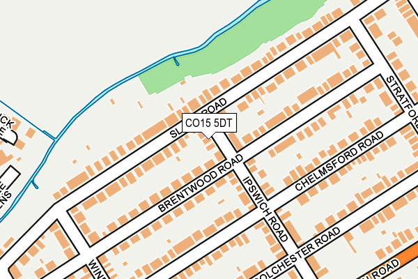 CO15 5DT map - OS OpenMap – Local (Ordnance Survey) CO15 5DT map - OS OpenMap – Local (Ordnance Survey)