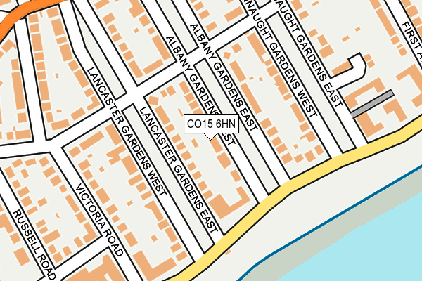 CO15 6HN map - OS OpenMap – Local (Ordnance Survey)