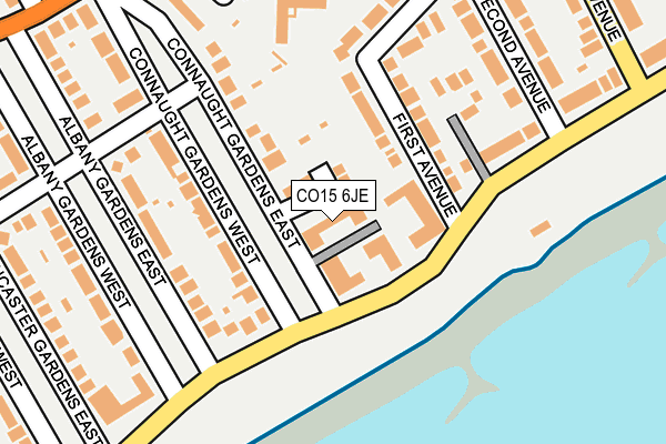 CO15 6JE map - OS OpenMap – Local (Ordnance Survey)