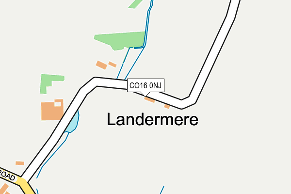 CO16 0NJ map - OS OpenMap – Local (Ordnance Survey) CO16 0NJ map - OS OpenMap – Local (Ordnance Survey)