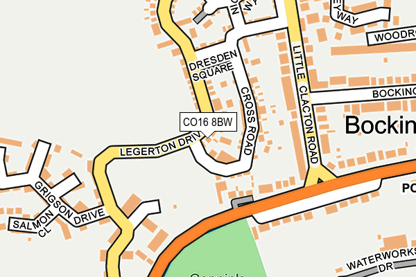 CO16 8BW maps, stats, and open data