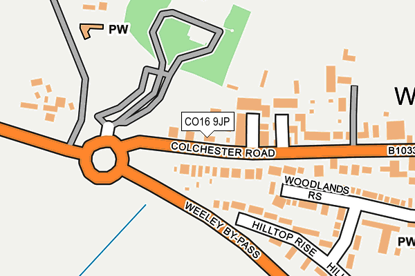 CO16 9JP maps, stats, and open data