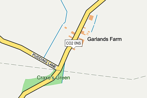 CO2 0NS map - OS OpenMap – Local (Ordnance Survey) CO2 0NS map - OS OpenMap – Local (Ordnance Survey)